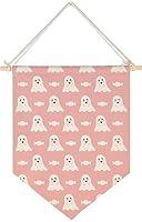 Algopix Similar Product 5 - Smilyard Pink Halloween Hanging Pennant