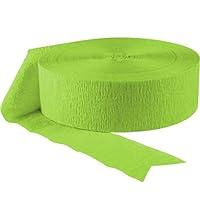 Algopix Similar Product 5 - Jumbo Roll Party Crepe Streamer  Kiwi
