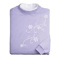 Algopix Similar Product 1 - Embroidered Cascading Snowflakes Long