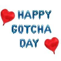 Algopix Similar Product 15 - Happy Gotcha Day Foil Balloons Letter