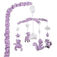 Algopix Similar Product 8 - Purple Musical Mobile with Forest