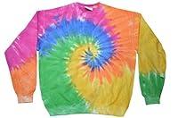 Algopix Similar Product 16 - Colortone Tie Dye Crew Neck Fleece