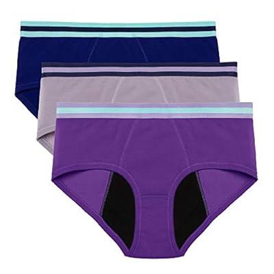 3 Pack Period Panties Leak Proof . menstrual Underwear 3 Layer