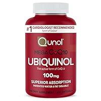 Algopix Similar Product 16 - Qunol Mega Ubiquinol 100mg CoQ10