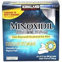 Algopix Similar Product 20 - Kirkland Foam Minoxidil 5 Mens Hair
