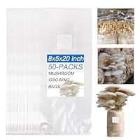 Algopix Similar Product 16 - zwxt 50Pcs Mushroom Growing Bag 6 Mil