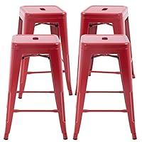 Algopix Similar Product 17 - FDW Metal Bar Stools Set of 4 Counter