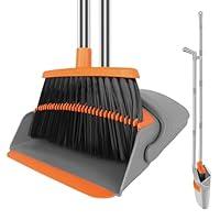 Algopix Similar Product 20 - Broom and Dustpan Set Upright Dustpan
