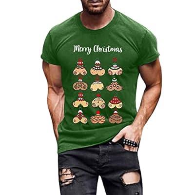 Best Deal for Christmas Shirt Mens Shirts Casual Stylish Useful