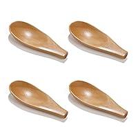 Algopix Similar Product 19 - NUOMI 4 Pack Wooden Scooper Solid Wood