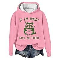 Algopix Similar Product 18 - joysale Womens Sweatshirt If Im Moody