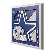 Algopix Similar Product 3 - YouTheFan NFL Dallas Cowboys 3D Logo