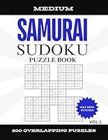 Algopix Similar Product 16 - Medium Samurai Sudoku Puzzle Book Vol