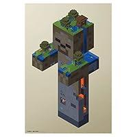 Algopix Similar Product 10 - JINX Minecraft Zombie Swamp Wall