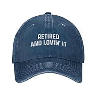 Algopix Similar Product 1 - Ositerpz Retired and Lovin It Hat for