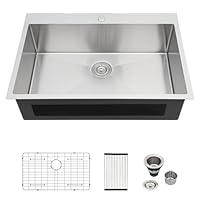 Algopix Similar Product 12 - Logmey 33 Drop In Kitchen Sink  33x22