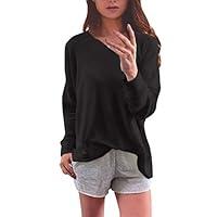 Algopix Similar Product 7 - Fall TShirt Blouse for Women Outeck