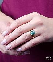 Algopix Similar Product 9 - Prong Set Stacking Ring Natural
