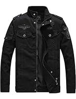 Algopix Similar Product 7 - YXP Mens Military Jacket Casual