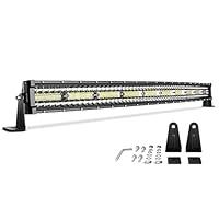 Algopix Similar Product 11 - DWVO 32 LED Light Bar 390W Straight 9D