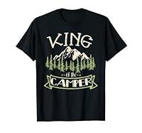 Algopix Similar Product 14 - King of the Camper Funny Hiking Camping