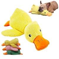 Algopix Similar Product 7 - Calming Duck Dog Toy 2024 New Yellow