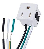 Algopix Similar Product 11 - BP Lamp White Convenience Outlet with