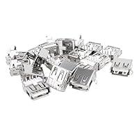 Algopix Similar Product 8 - uxcell 20 Pcs USB Female Type A 4Pin