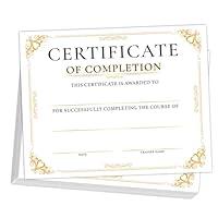 Algopix Similar Product 12 - 25 PCS Certificate of Completion Gold