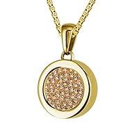 Algopix Similar Product 15 - Quiges Gold Stainless Steel 12mm Mini