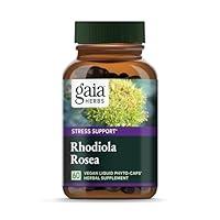 Algopix Similar Product 6 - Gaia Herbs Rhodiola Rosea  Stress