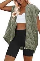 Algopix Similar Product 20 - SENSERISE Womens Oversized Puffer Vest