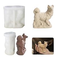 Algopix Similar Product 17 - Turn Face Dog Mold Dog Candle Mold Dog