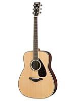 Algopix Similar Product 15 - Yamaha FG830 Solid Top Folk Guitar