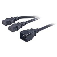 Algopix Similar Product 7 - 1.5' Y-(2) C13 to C20 15A 208V