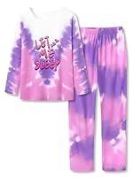 Algopix Similar Product 2 - Beezizac Girls Pajamas Tie Dye Pink 