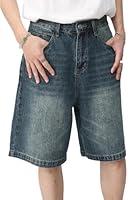 Algopix Similar Product 3 - Mens Vintage Straight Jean Shorts