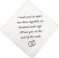 Algopix Similar Product 4 - Groom Wedding Handkerchief by Wedding