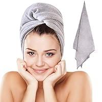 Algopix Similar Product 10 - Microfiber Hair Towel  Plush