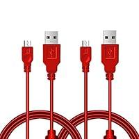 Algopix Similar Product 20 - 2 Pack 10ft PS4 Controller Charging