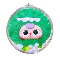 Algopix Similar Product 9 - Clear Doll Storage Pouch  Round Figure