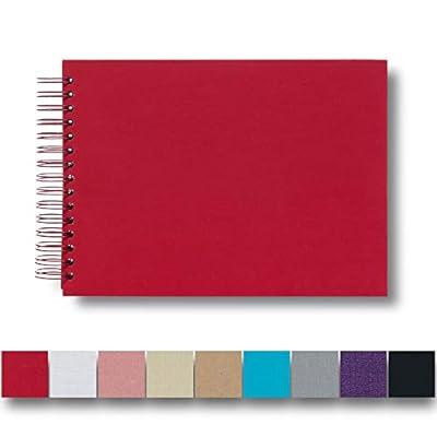 Best Deal for potricher 12.2 x 8.5 Inch Hardcover Kraft Blank Page