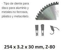 Algopix Similar Product 15 - Stayer Widia Aluminium Disk 254 x 32