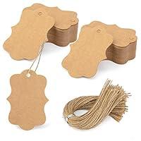 Algopix Similar Product 12 - SallyFashion 150PCS Brown Paper Kraft