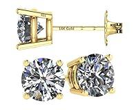 Algopix Similar Product 19 - Central Diamond Center 14K Solid Gold