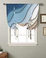 Algopix Similar Product 4 - Easter Egg Rabbit Tie Up Curtain for
