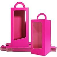 Algopix Similar Product 2 - 12 Hot Pink Party Favor Boxes 90s Doll