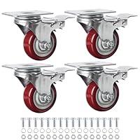 Algopix Similar Product 3 - Finnhomy 3 Inch Caster Wheels Set of 4