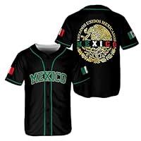 Algopix Similar Product 2 - BOZENTIM Mexico Baseball Jersey Shirts
