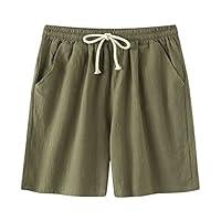 Algopix Similar Product 18 - Uaizbly Mens Linen Shorts Summer Casual